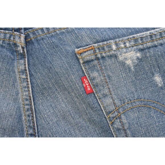 Levi's 514 Slim Straight Fit Rugged Denim Blue Jeans Mens Size 34 x 34 - Picture 9 of 9